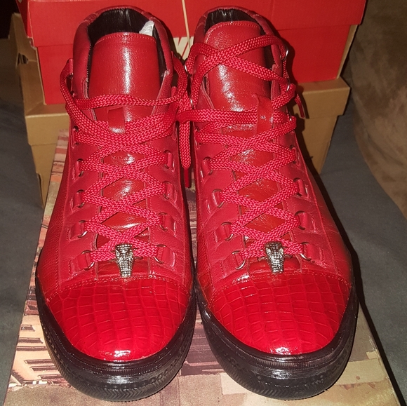 Studio Belvedere Crocodile Red (Size 10) - Picture 8 of 9